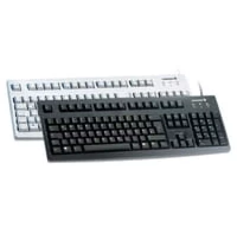 Kabelgebundene Cherry G83-6105 USB Französisch (FR) Tastatur, Grau, 1,75 m USB-Kabel