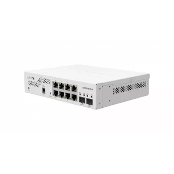 Netzwerk-Switch MikroTik CSS610-8G-2S+IN — 8x Gigabit RJ-45, 2x SFP+ 10G, PoE, 12–57V Eingang