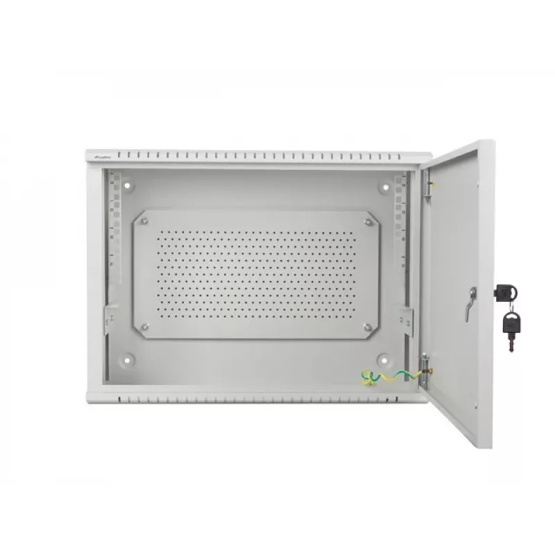 Lanberg 19 inch Rack-Schrank 4U+3U 540x200mm, Niedrigprofil, Wandmontage, Grau