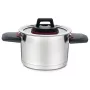 Kochtopf Maestro MR-3530-24 Edelstahl 24 cm, 5,5 L, klappbare Griffe, Glasdeckel