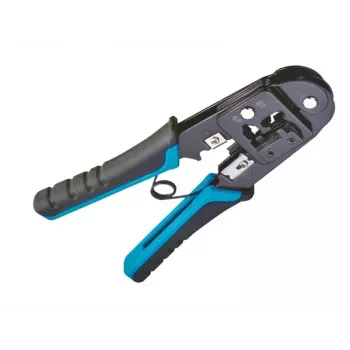 Alantec NI024 Kabel-Crimpzange Crimping tool Schwarz, Blau