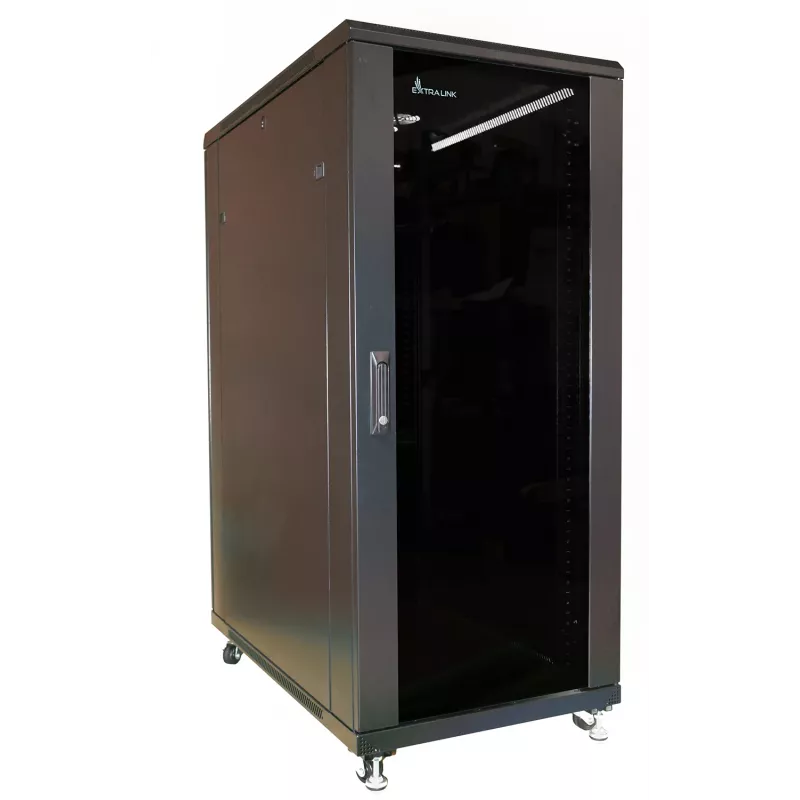 Freistehendes Rack Extralink Rackmount-Schrank 32U 600x600 Schwarz
