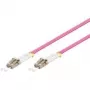 Glasfaserkabel GOOBAY 95936 LC–LC Multimode 50 µm, pink
