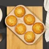 Muffin Maker Russell Hobbs RH02151GEU7 Gold antihaftbeschichtet, elektrisches Muffin-Backgerät für die Arbeitsplatte