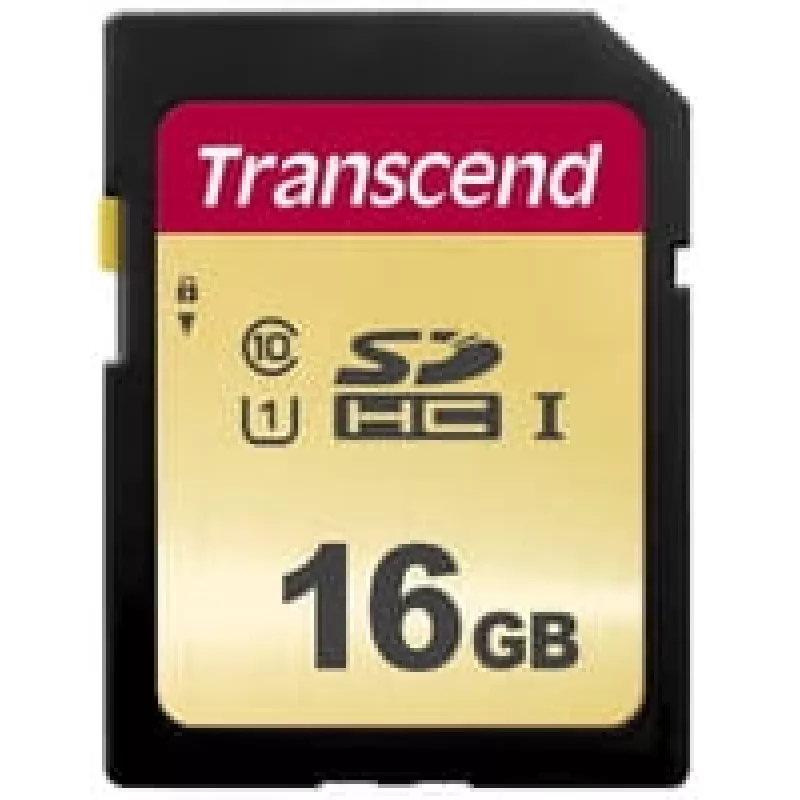 Flash Memory Transcend 16GB SDHC UHS-I 500S