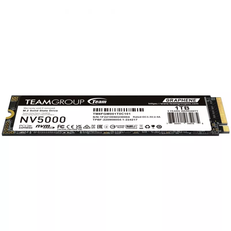 SSD-Festplatte Team Group 1TB M.2 NVMe PCIe 4.0 TM8FGM001T0C101