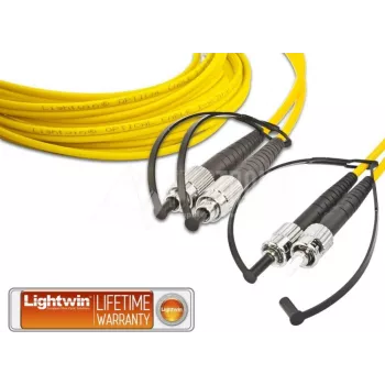 Lightwin Hochwertiges Duplex LWL Patchkabel, SM, FC - ST LWL Patchkabel (LDP-09 FC-ST 20.0)