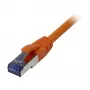 Kabel Patch-RJ45 S-STP(S/FTP) 500Mhz 15.0m CAT6A orange Synergy21, komponentengetestet, AWG26