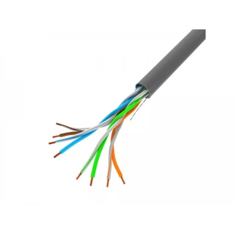 Netzwerkkabel Lanberg LCU5-11CU-0305-S U/UTP Cat5e 305 m Grau