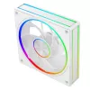 Gehäuselüfter MODECOM VOLCANO LOOP 120 ARGB Reverse Fan Weiß 120 mm, PWM, 400–1400 RPM