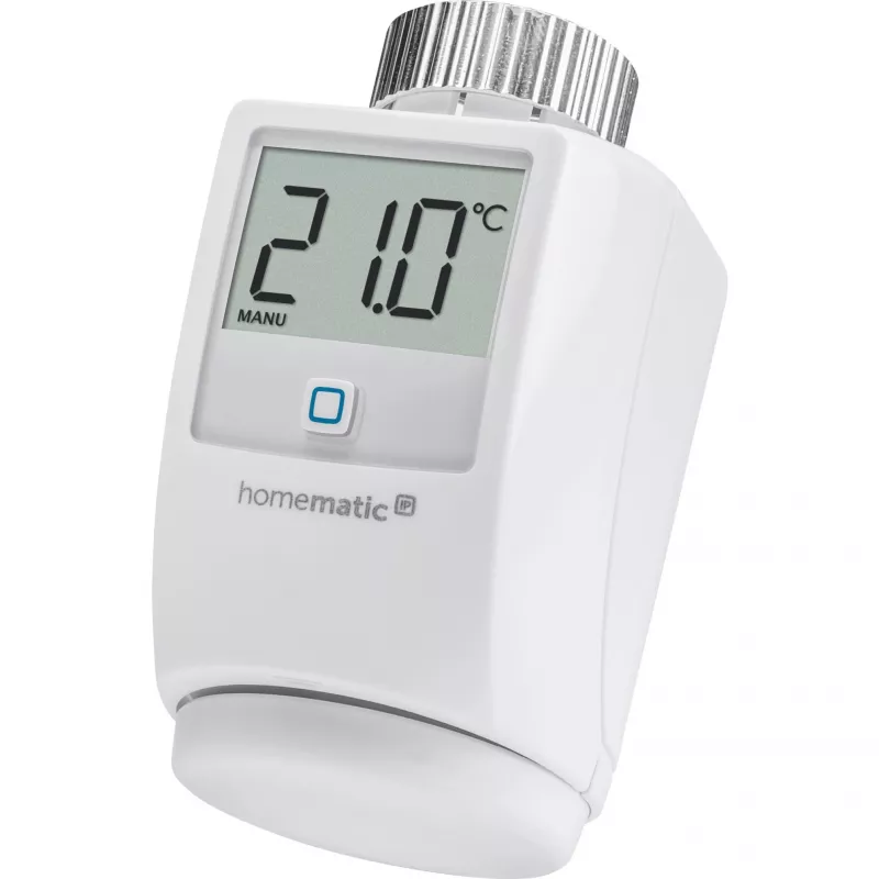 eQ-3 AG Homematic IP HMIP-eTRV, RF, 868,3 MHz, Weiß, M30 x 1,5, IP20, Digital
