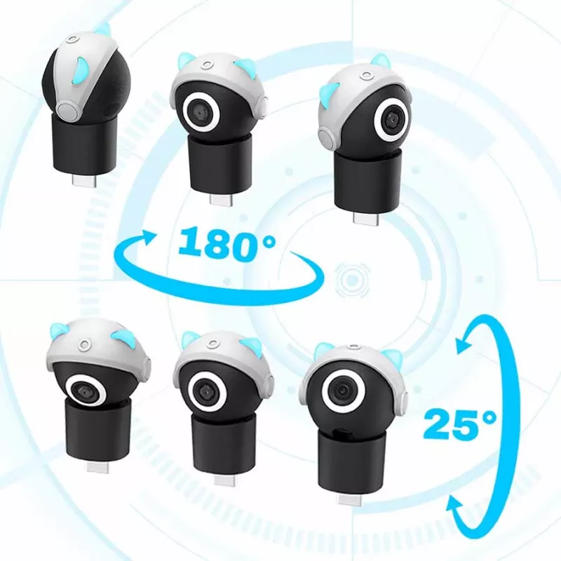 Subsonic Playcam 1080 2in1 HD Mini Kamera für Nintendo Switch 2 Hellblau