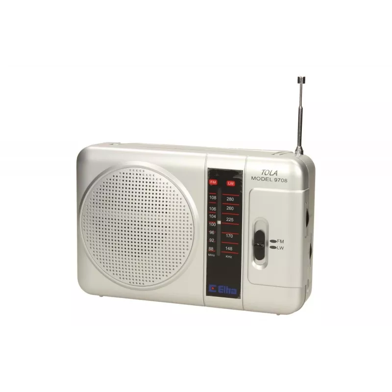 Tragbares Radio Eltra TOLA 3 Analog Silber
