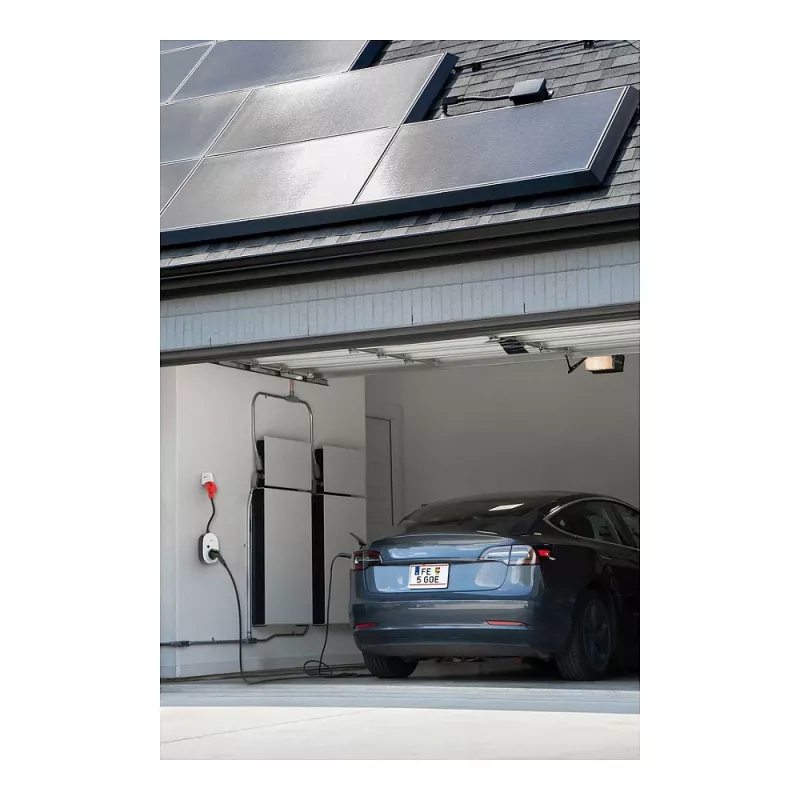 go-e Gemini flex 2.0 Schwarz Weiß Wallbox 11000W Typ 2