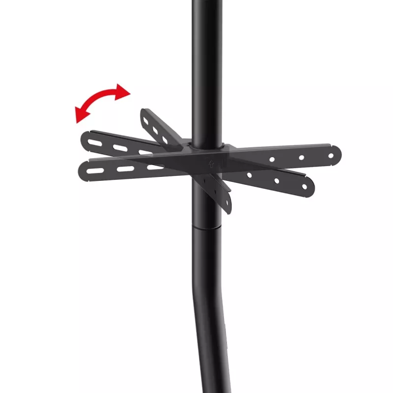 TV-Bodenständer MACLEAN MC-494 für 32-Zoll- bis 70-Zoll-Fernseher, VESA bis zu 400×400 mm, maximale Belastung 40 kg, neigbar 70°