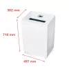 HSM Pure 530 Aktenvernichter, 80 l, 3,9 mm
