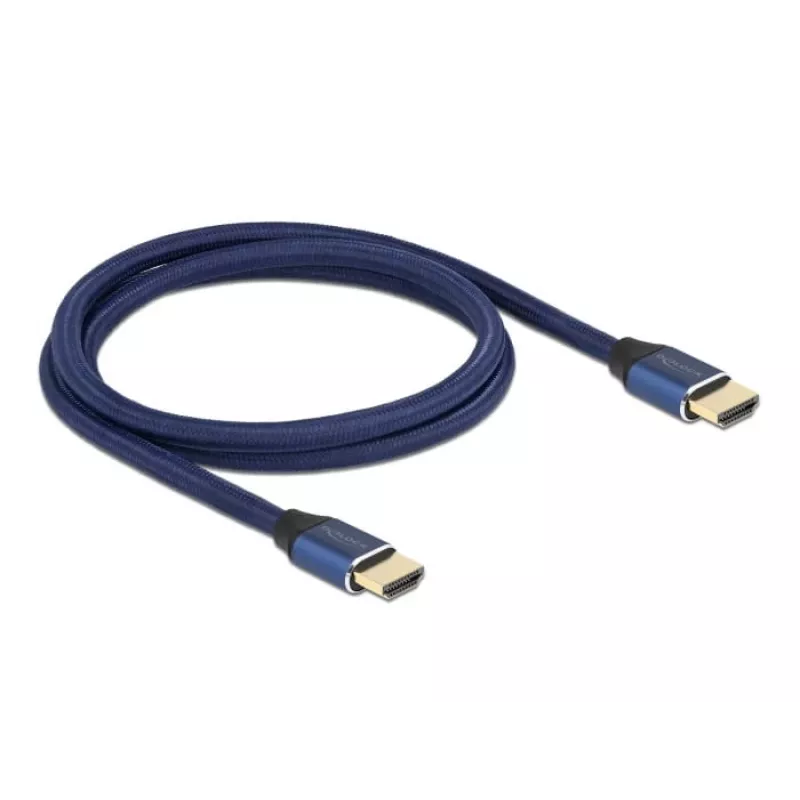 HDMI-Kabel DeLOCK Ultra High Speed 48 Gbps 8K 60 Hz blau 1 m