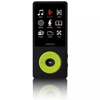 MP3-Player Lenco Xemio-860GN 8 GB Schwarz/Limonengrün LCD 18h Wiedergabe