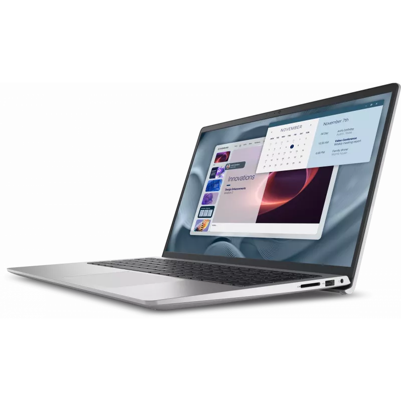 Laptop Dell Pro Essential 15 AG FHD — i7-1355U, 16GB RAM, 512GB SSD, Intel UHD, Windows 11 Pro, Hintergrundbeleuchtete ENG-Tastatur, Silber, 3Y ProSupport NBD Vor-Ort