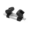 USB-Stick Silicon Power 256 GB USB Typ-A / USB Typ-C, USB 3.2 Gen 1, Aluminium‑Gummikappe