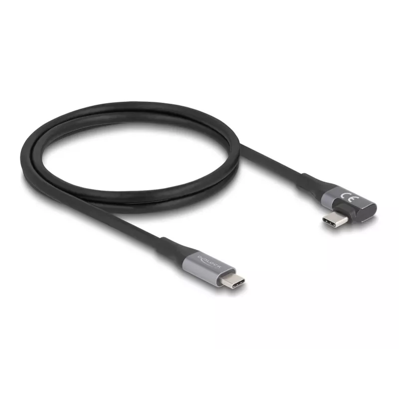 USB-Kabel DeLOCK 81131 1 m USB-C Schwarz 40 Gbit/s