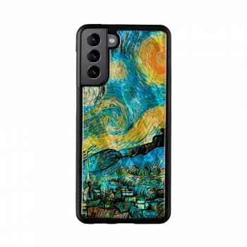Schutzhülle iKins für Samsung Galaxy S21+ — Sternennacht Schwarz
