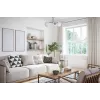 Activejet Classic Decken-Kronleuchter-Pendelleuchte IRMA Nickel dreifach 3xE27 für Wohnzimmer