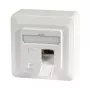 EFB-Elektronik Datendose Kat.6A 500MHz oben/unten, Aufputz, 2xRJ45, RAL9010 Hersteller: EFB Elektronik (ET-25133AV5-R)