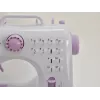 Halbautomatische Nähmaschine Łucznik Mini — Elektrisch, 3 Stichmuster, 4-Stufen-Knopfloch, Freiarm