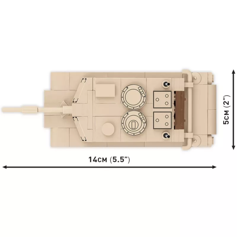 Bausatz Cobi Abrams M1A2 — 174 Teile, empfohlenes Alter 6+, beige