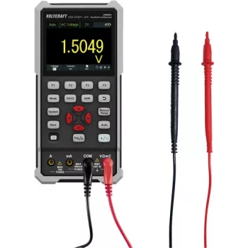 VOLTCRAFT DSO-2202H + AFG Hand-Oszilloskop 200 MHz 2-Kanal 1 GSa/s 8 kpts 8 Bit Handgerät 1 Stück (VC-13438620)