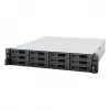 Synology RackStation RS2423+ NAS/Storage-Server Rack (2U) Ryzen Embedded V1780B 8 GB DDR4 0 TB DiskStation Manager Schwarz, Grau