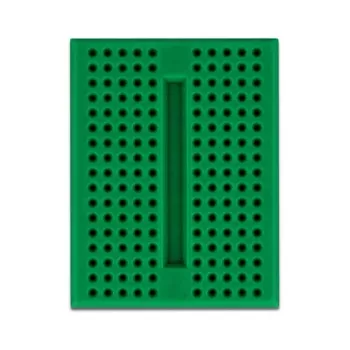 Breadboard DELOCK 18321 — lötfreies Steckbrett, Kunststoff, 36×46×10 mm, grün