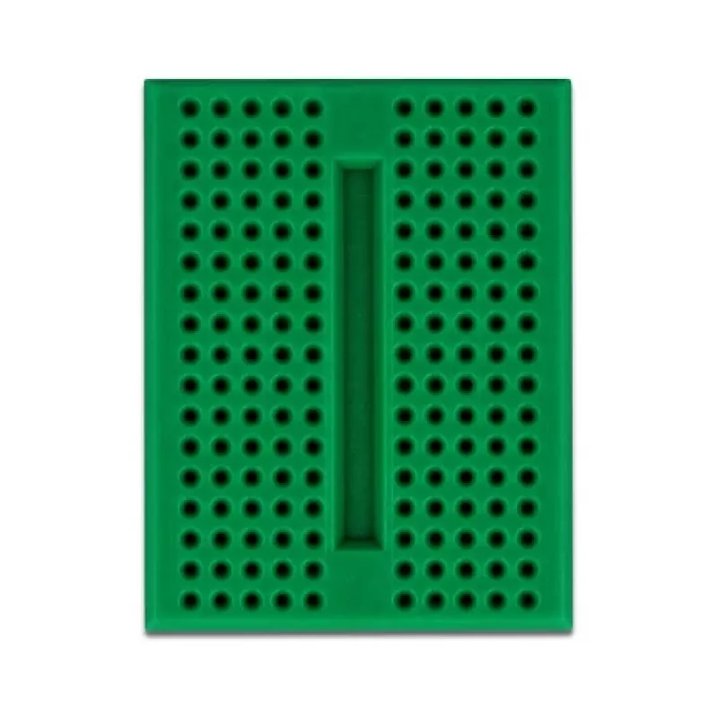 Breadboard DELOCK 18321 — lötfreies Steckbrett, Kunststoff, 36×46×10 mm, grün