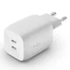 Ladegerät Belkin WCH013vfWH Indoor AC Schnellladegerät für Laptop Smartphone Tablet