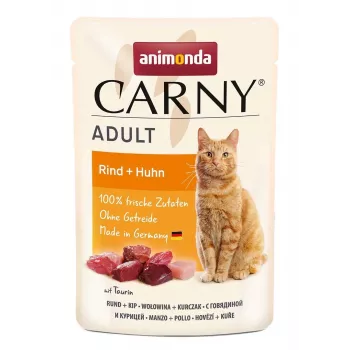 Animonda Carny Adult Rind und Huhn Nassfutter für Katzen 85 g