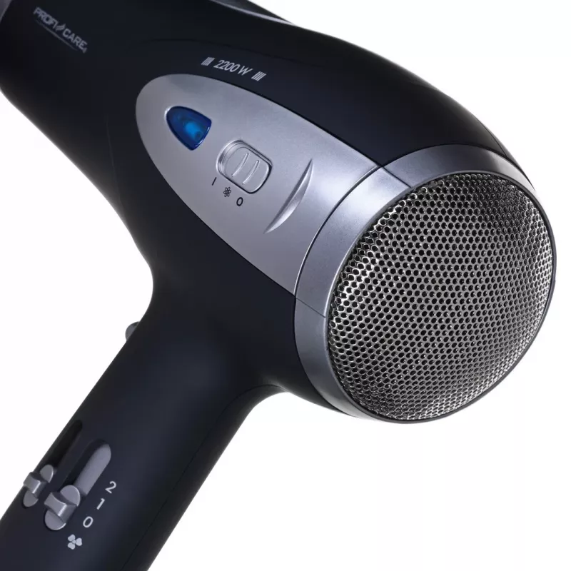 Haartrockner Profi-Care PC-HTD 3113 — 2200 W, ionisch, 3 Heizstufen, 2 Geschwindigkeiten, schwarz