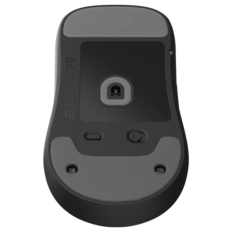 Endgame Gear OP1 Maus-Skates, 100% PTFE, milchig weiß-weiß, Einzelset