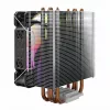 CPU-Luftkühler SAVIO SAVGCOVORTEXX2ARGB mit 4 Heatpipes, 120-mm-ARGB-Lüfter, schwarz