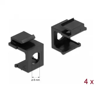 Montageset DELOCK 86810, schwarz — DELOCK 86810 Montagezubehör