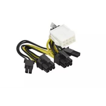 0,05 m 8-polig auf 2x 6+2-polig GPU-Kabel G291-281 CBL-PWEX-1040
