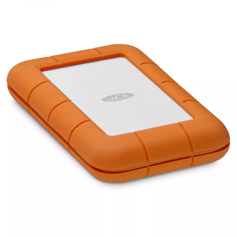 LaCie Rugged USB-C Externe Festplatte 5 TB USB Typ-C 3.2 Gen 1 (3.1 Gen 1) Grau Gelb