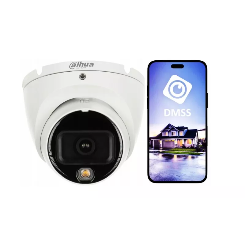IP-Überwachungskamera DAHUA IPC-HDW1639T-A-IL-0280B-S6 — 8MP, 2,8mm Festbrennweite, IR 30 m, IP67, PoE