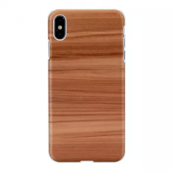 Smartphone-Hülle man and wood für iPhone XS Max – Cappuccino White