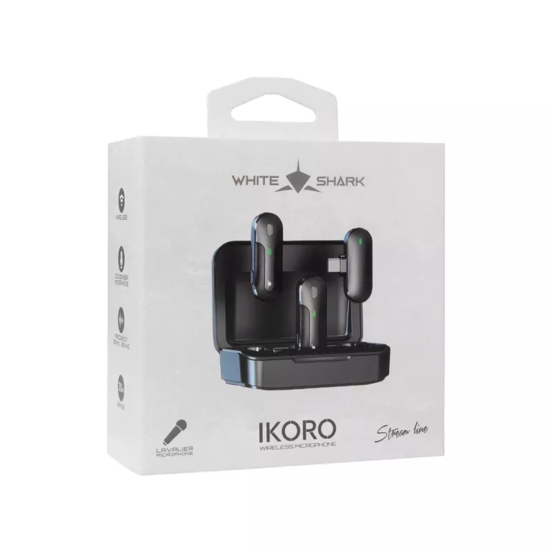White Shark DSM-05 Ikoro Schwarz/Grau Ergonomisches Design