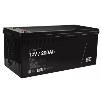 Fahrzeugbatterie Grün Cell AGM33 VRLA AGM 200 Ah 12 V, wartungsfrei, 58 kg