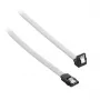 CableMod ModMesh - SATA-Kabel - Serial ATA 150/300/600 - SATA (W) abgewinkelt auf SATA (W) - 60cm - Weiß (CM-CAB-RSAT-N60KW-R)