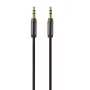 Gembird Kabel CCAP-444-0.75M (Klinkenstecker M - Klinkenstecker M, 0,75m, Schwarz) Audiokabel 3,5mm Schwarz (CCAP-444-0.75M)