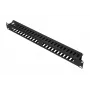 Kabelmanagement-Panel Extralink Kabel MANAGER WITH METAL COVER Schwarz Metall 48,3 cm