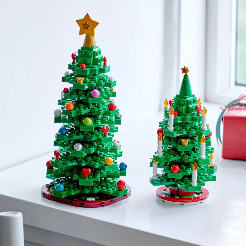 LEGO Weihnachtsbaum Set 40573 – saisonales Ausstellungsmodell, dekorativer Mini-Bau